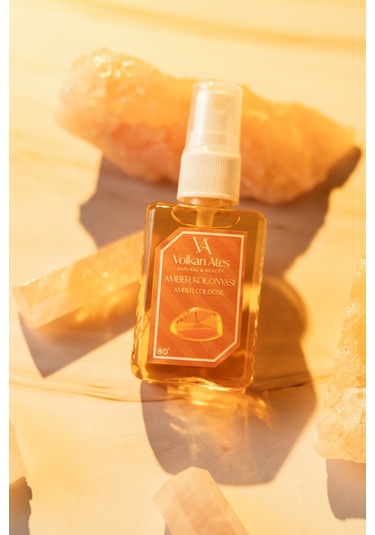 Volkan Ates Natural & Beauty Parfümlü Kolonya - Amber 50 Ml