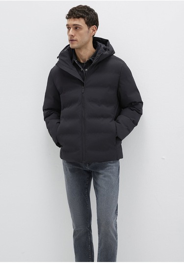 Mavi - Siyah Ceket 0110652-71379 Siyah