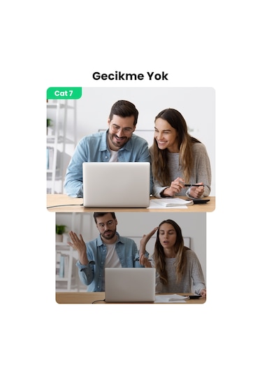 Ugreen Cat7 U/ftp Flat Ethernet Kablosu 3 Metre, 11262