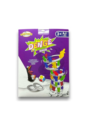 Renkli Penguen Denge Kulesi Oyunu