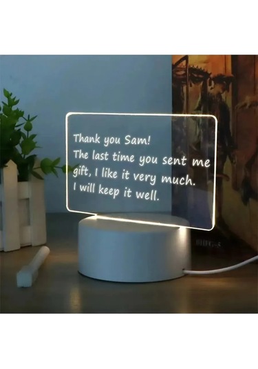 Reblaze Led 3d Masa Lambası Gece Lambası İşaretçi İle 362437492 Beyaz