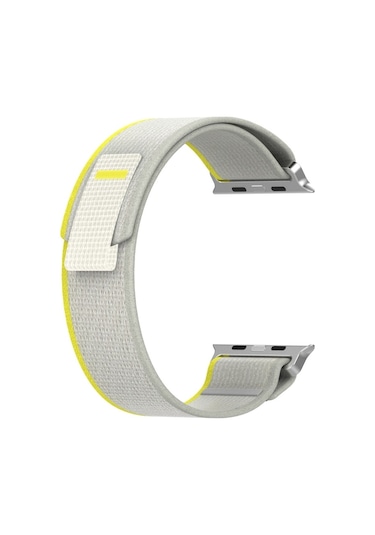 Double Color Nylon Hook And Loop Fastener Watch Band For iOS Uyumlu Watch Series 9&8&7 41mm / Se 3&se 2&6&se&5&4 40mm / 3&2&1 38mm