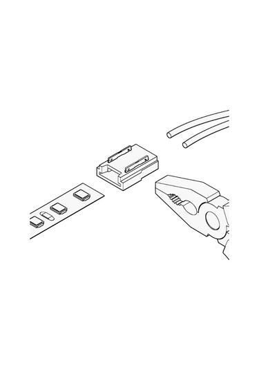 Geniled Geniled Bant İçin Konnektör 8mm 2pın 5mm 237669915 Beyaz