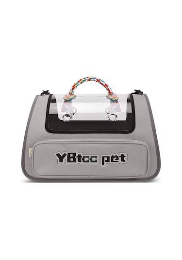 Crosswing Katlanabilir Büyük Kapasiteli Kedi Çantası-gri