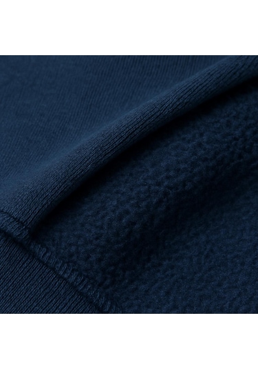 Classics Men Unisex Relax Fit Rahat Kesim Pamuklu Yarım Fermuarlı Dik Yaka Sweatshirt Lacivert Lacivert