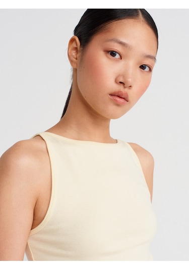 Dilvin 21048 Halter Yaka Top-açık Sarı Açık Sarı
