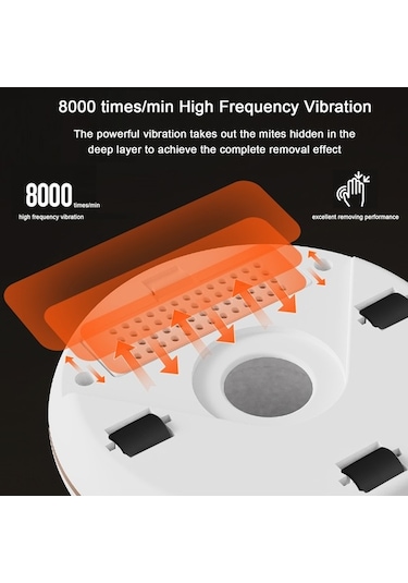 Novahub El Uv Işık Halı Temizleyici - 8000 Vuruş/dk, 7200pa Güçlü Emiş