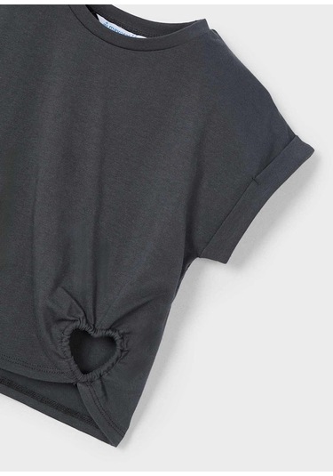 Mayoral Kız Çocuk Crop T-shirt 3006m Antrasit