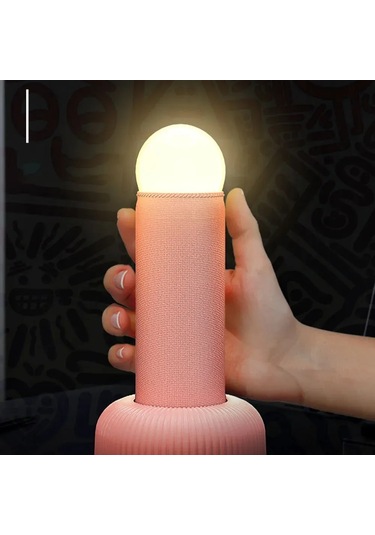 Yifomall Yatak Başı Lambası: Kompakt Ve Taşınabilir Çocuklar İçin Gece Işığı, Çalışma Lambası Ve Dekoratif Aydınlatma Pembe