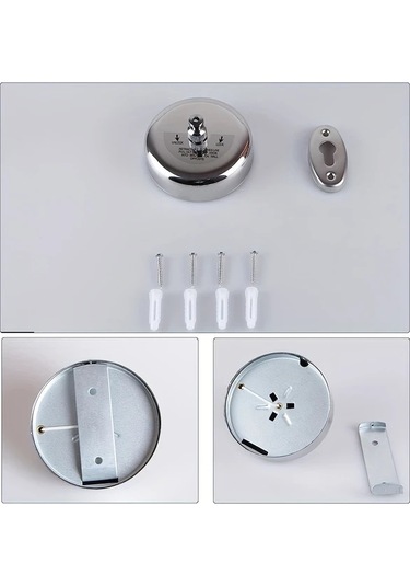 Elmpaly İki Paslanmaz Çelik Uzatılabilir Çamaşır İpi 2.8m/110inch Nylon İp İçin İç Dış Kullanım Ahşap