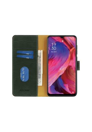 Oppo A73 Kilif Kroko Desen Kapakli Cüzdanli 489388190