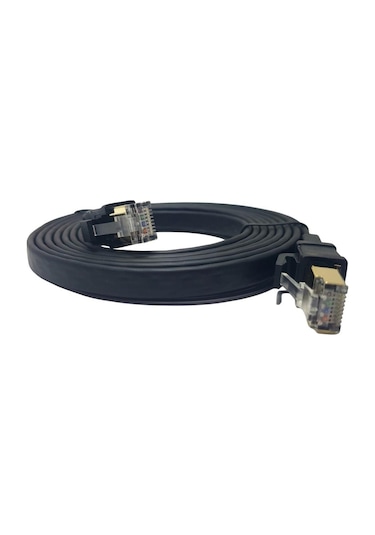 Ironstar 5metre Cat8 Ethernet Kablo Flat S/ftp Rj45 - 40gbps Hız Destekli