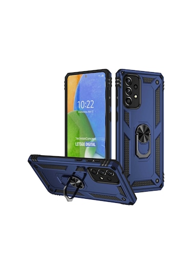 Galaxy Uyumlu A73 Kılıf Tchs Vega Kapak - Siyah Siyah