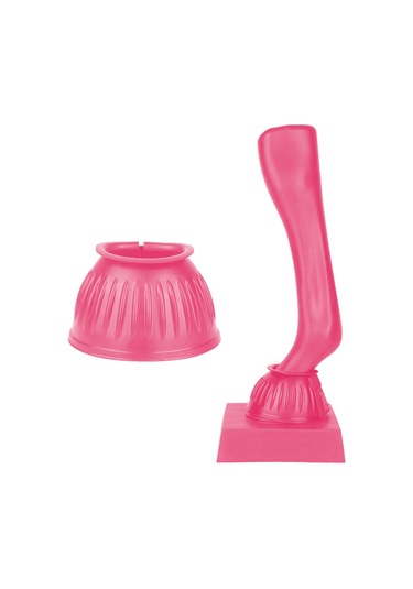 Homyl At Botları Binicilik Eğitim Için Kalın Kauçuk Toynak M Koyu Pembe