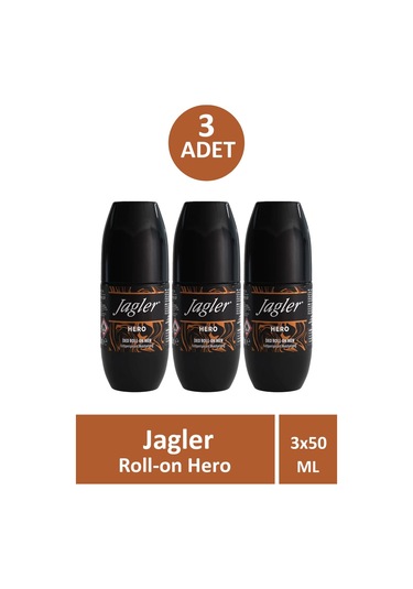 Jagler Roll-on Hero Erkek 50 Ml 3 Adet