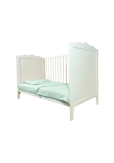 4 Katlı Müslin Bebek Nevresim Takımı Uyku Seti %100pamuk Mint