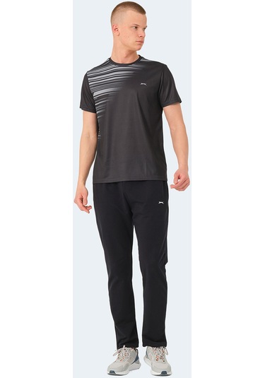 Slazenger RAVEN Erkek  Siyah Tişört