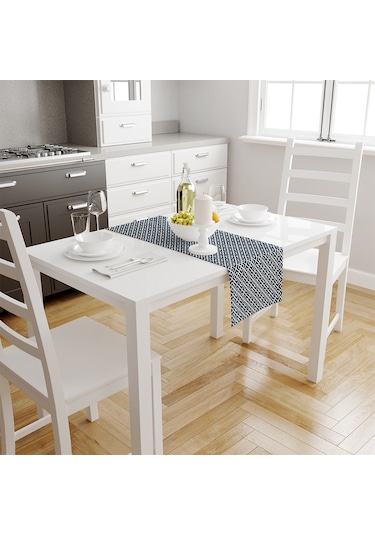 Adawall Mavi Geometrik Runner