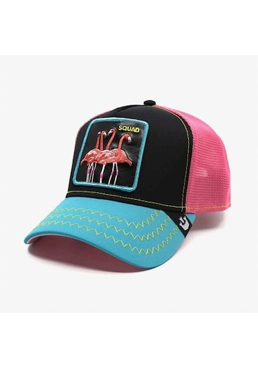 Goorin Bros Flamingoals Unisex Renkli Şapka Düz 101-0165 Renkli Çok Renkli