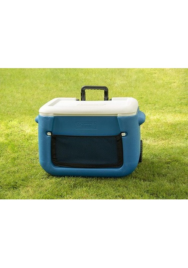 Coleman Poly-lite Wheeled Mesh 50 Qt Tekerlekli Soğutucu Buzluk 47.3 Lt 001