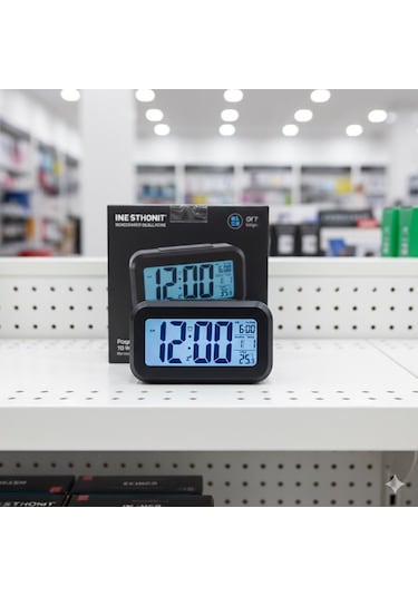 Masa Üstü Dijital Alarmlı Saat