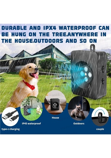 Jialan Ultrasonik Barking Durdurma Cihazı Köpek Sürüş Cihazı