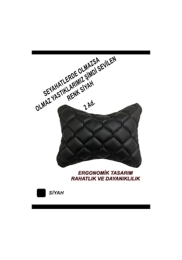 Fiat Egea Oto Koltuk Boyun Yastığı Siyah
