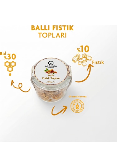 Ballı Fıstık Topları