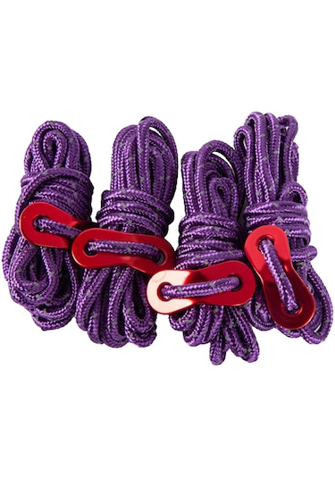 Suntek 4 Adet 6.65ft Gezi Yansıtıcı Naylon Kordon Çadır Mor