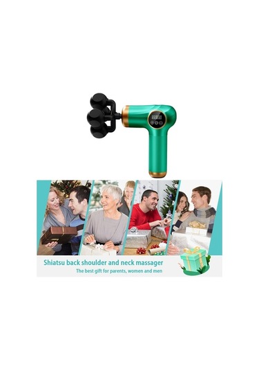 Wondernest Titreşim Tabancası, Lichen Rahatlama Fitness Fasya Masaj Aleti, Elektrikli Yeşil