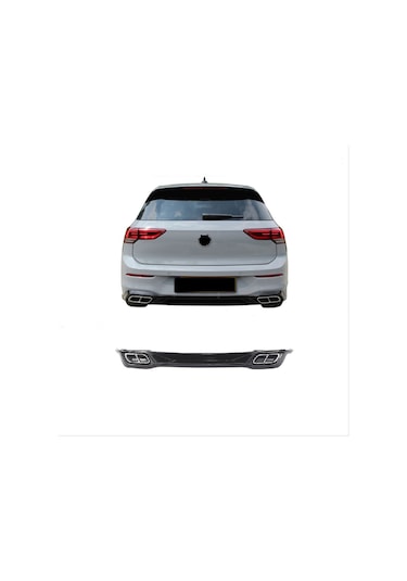 Golf 8 R Line Tampon İçin Uyumlu R Line Difüzör