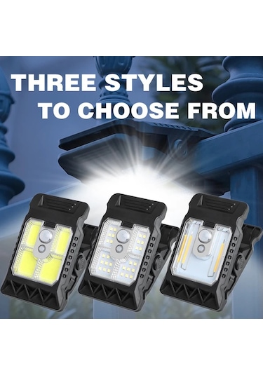 Xuweiwei Duvara Takılabilen Klipsli Ambiyans Gece Işığı Hareket Algılayıcı Güneş Enerjili Şarj Edilebilir Duvar Lambası 1pc Ahşap