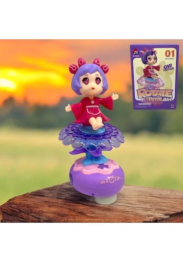 Rotate Petal Girl Işıklı Müzikli Haraketli Oyuncak