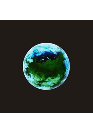 Dianziye 3d Aydınlatmalı Duvar Çıkartmaları - Kendinden Yapışkanlı Ay Küresi Dekoru, Çocuk Odası Ve Salon İçin Su Geçirmez Duvar Sticker Diğer