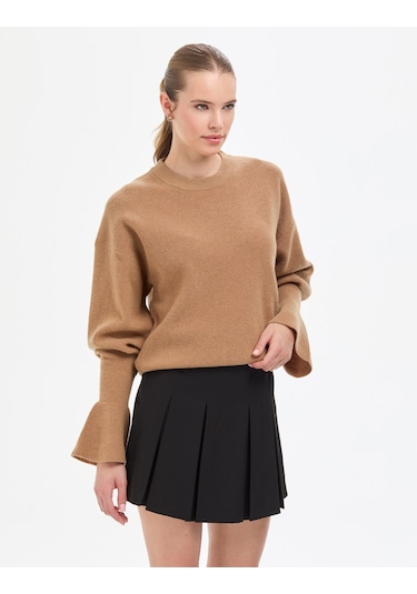 Pierre Cardin Kadın Camel Kazak /triko 50296484-vr015