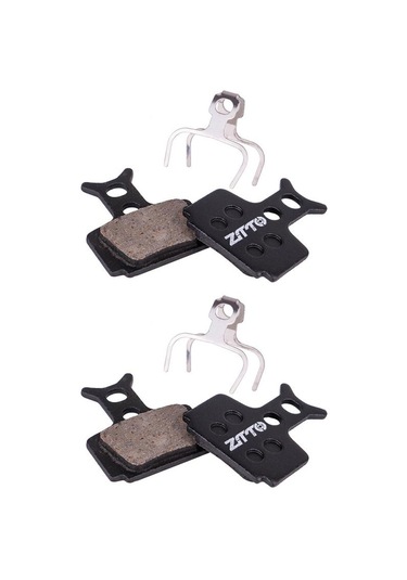 2 Çift Ztto Bisiklet Disk Fren Balataları Dağ Bisikleti Yarı Metalik Reçine Fren Balataları, Model: Ms-05c Siyah