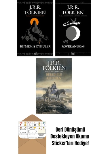 Bitmemiş Öyküler + Roverandom Siyah Kapak + Beren İle Luthien