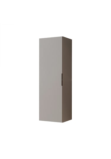 Likya Banyo Dolabı Mat Mdflam 114 Cm Banyo Boy Dolabı Kumtaşı