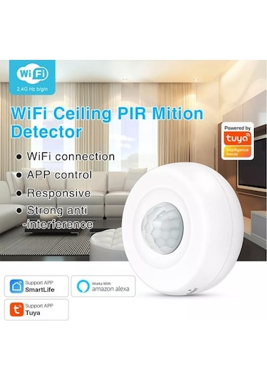 TUYA DESTEKLİ WİFİ AKILLI HAREKET SENSÖRÜ