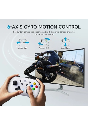 EasySMX-controlador de jogos sem fio, gamepad bluetooth, Steam Deck,  Nintendo Switch, andróide, iOS telefone, macOS, PC, 9124