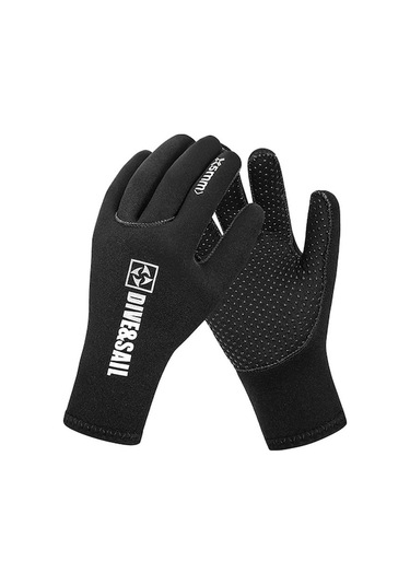 Pazly 5mm Isıtmalı Dalış Eldiveni - Uv Koruma, Kaydırmaz, Su Aktiviteleri Eldiveni