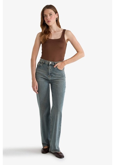 Defacto Kare Yaka Basic Düz Çıtçıtlı Body F8245ax25aubn316 Kahve-bn316 Defacto Kare Yaka Basic Düz Çıtçıtlı Body F8245ax25aubn316 Kahve-bn316