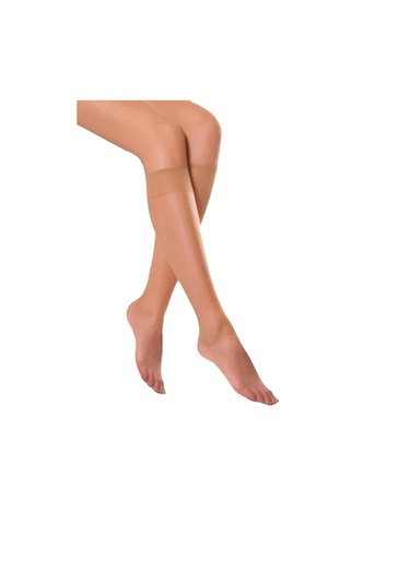 Fit 15 Burunsuz Dizaltı Kadın Çorabı Ten