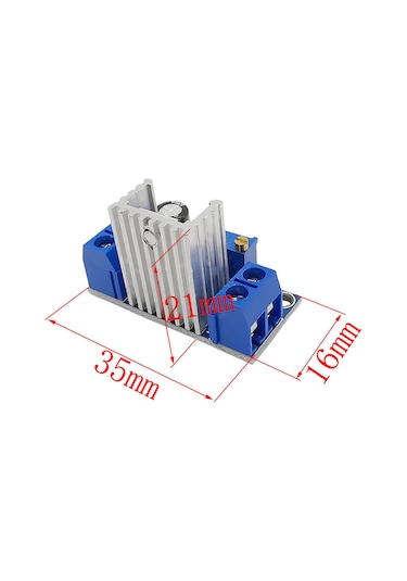 Alkatronik-Lm317 Modül Dc Lineer Regulatör 2A Voltaj Düşürücü