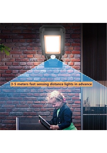 Pazly 60 Adet Led Solar Bahçe Duvar Lambası, Su Geçirmez, Yeşil Kenar, Cbtx Gövde, İndüksiyon, Sokak Ve Bahçe Aydınlatması