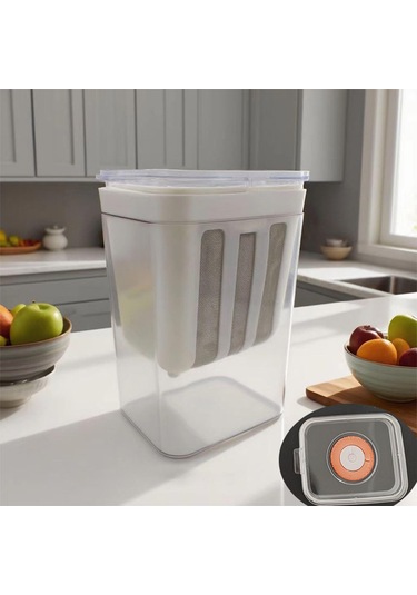 Homyl Yoğurt Süzgeci Yapıcı Gıda Yeniden Kullanılabilir Beyaz