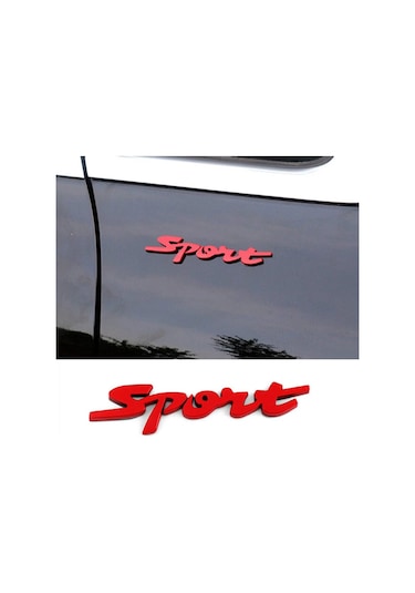 Sport Kırmızı Çamurluk Yazısı 3m 3d Abs Opel Sintra