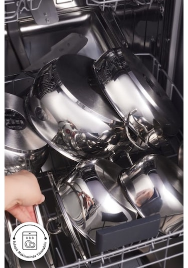 Karaca  Pişir Sakla V2 İndüksiyon Tabanlı 13 Parça Çelik Tencere Seti