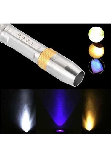 Ulzyvf Createtech Test Siyah Meşale Led Kamp Feneri, Hafif Ve Dayanıklı Siyah