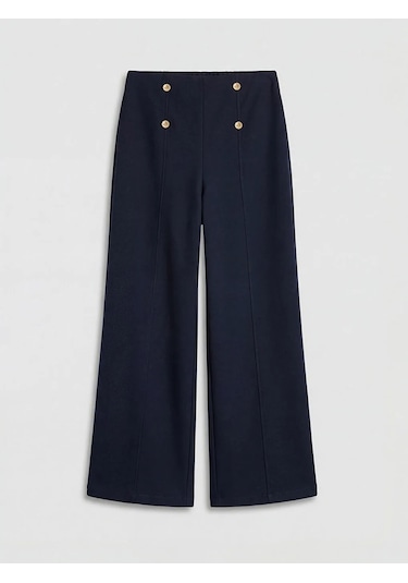 Lc Waikiki Lacivert Wideleg Kız Çocuk Pantolon